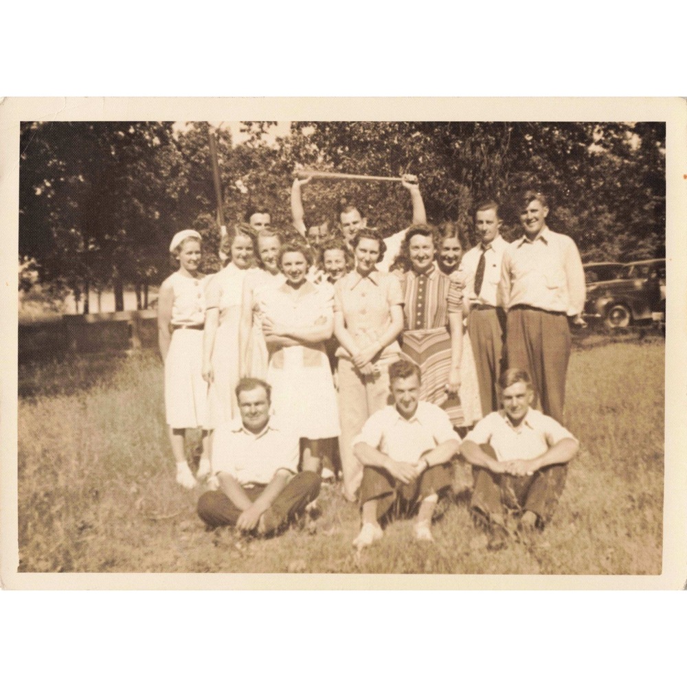 Vtg Photo St Johns Lutheran Church Youth Group Princeton Wisconsin YPS - Picture 1 of 2